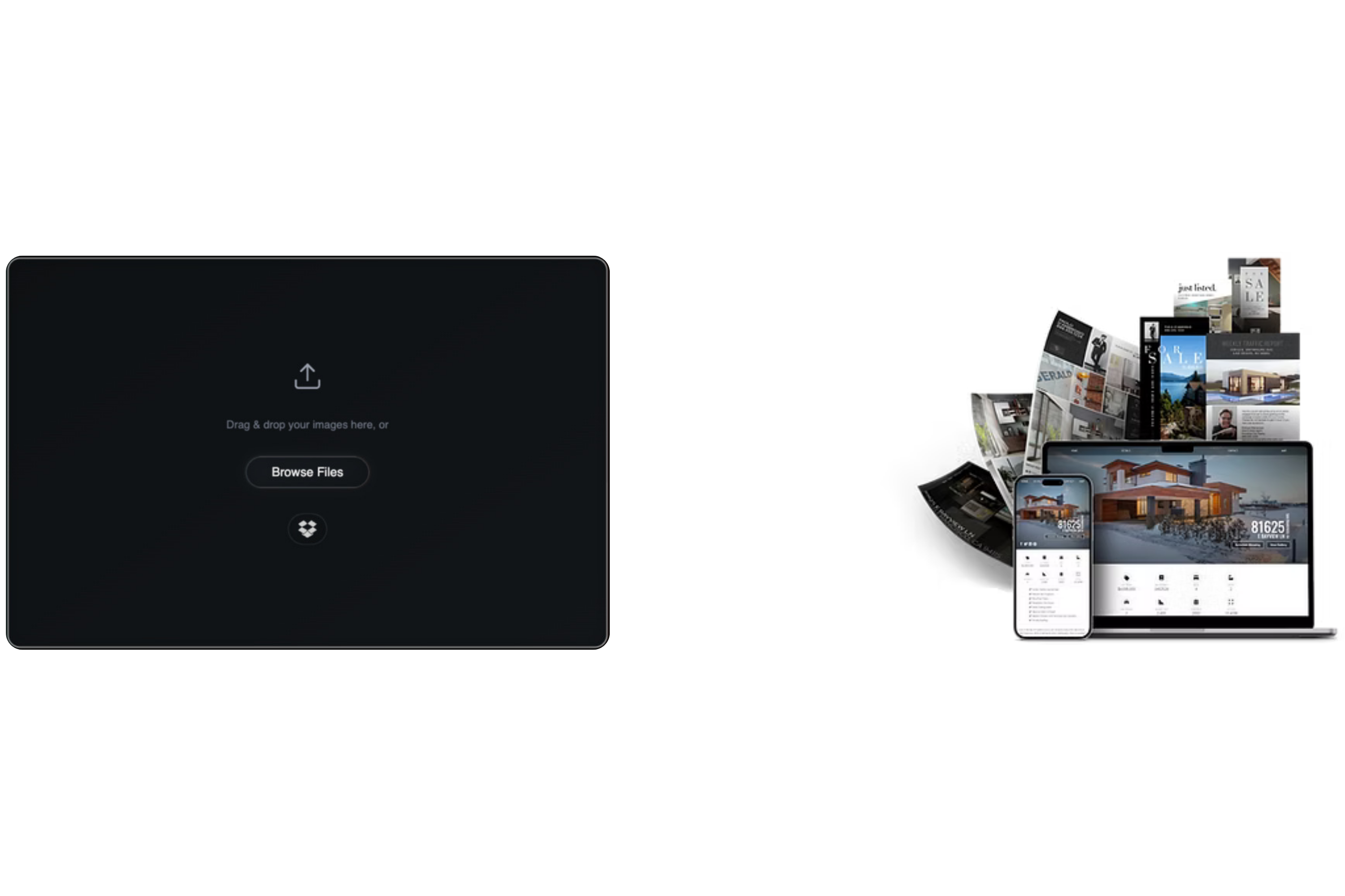 HDPhotoHub white-labeled upload box